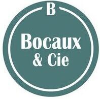 Logo de forme ronde avec les lettres Bocaux & Cie