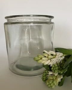 Bocal / vase en verre épais
